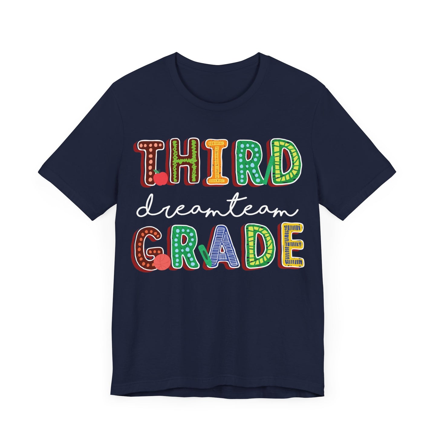 Third Grade Dream Team Shirt, School Shirt, Back To School Shirt, 3rd Grade Shirt, Gift for Teacher, Gift for Student