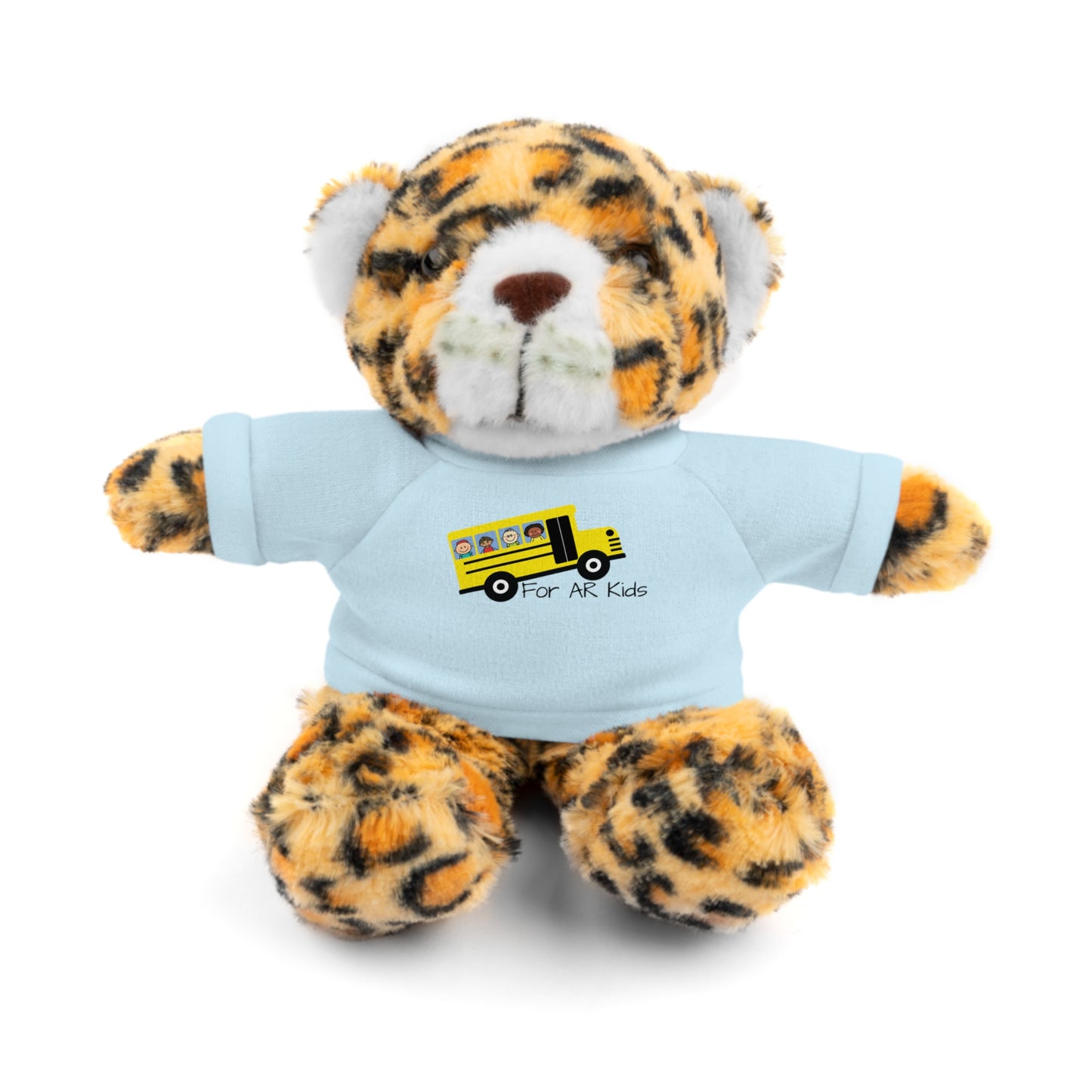 School Bus Stuffed Outfit, AR Kids, Cute Children's Bus Stuffed Shirt, Stuffed Animals with Tee