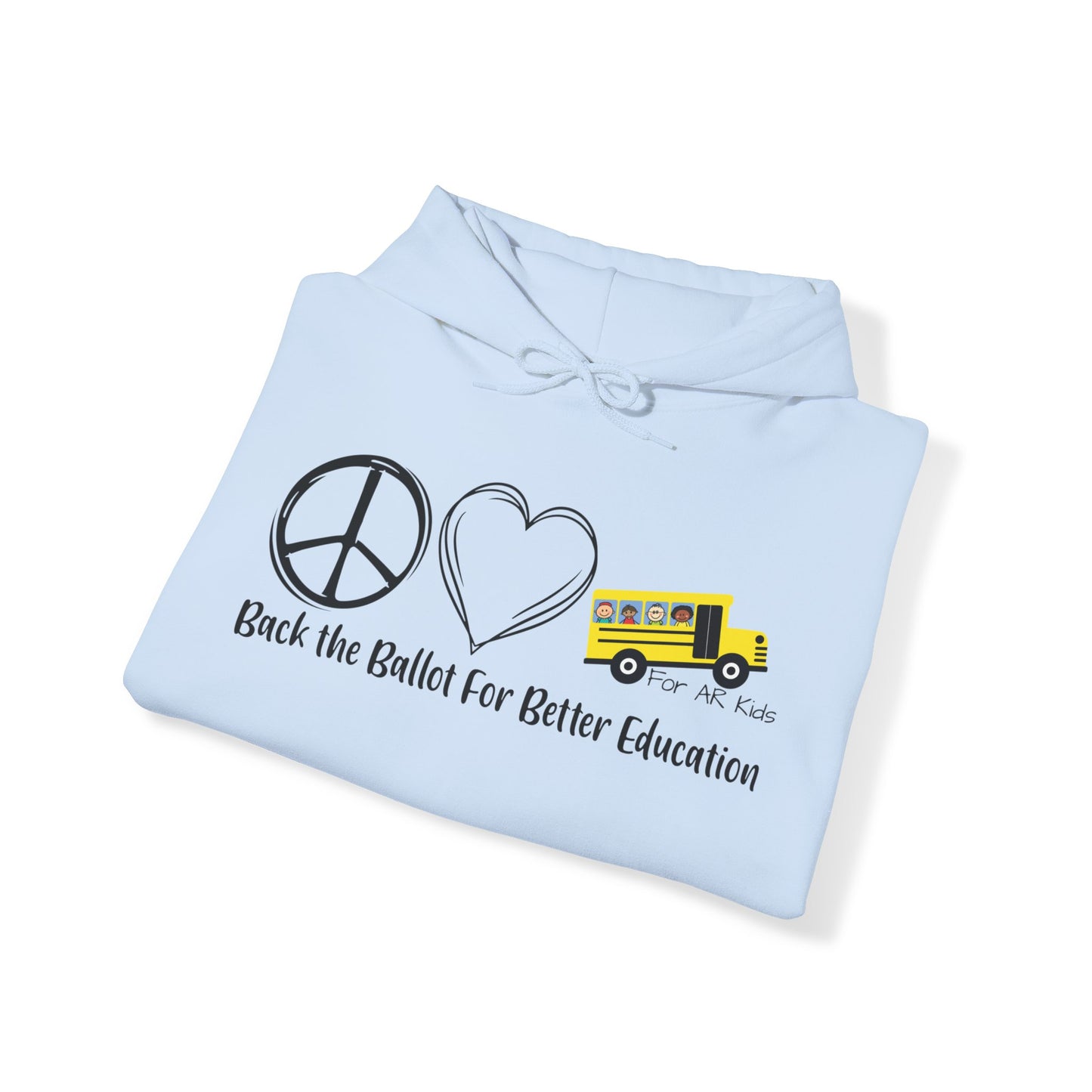 Back The Ballot For Better Education Hoodies, AR Kids Hoodies, School Hoodies