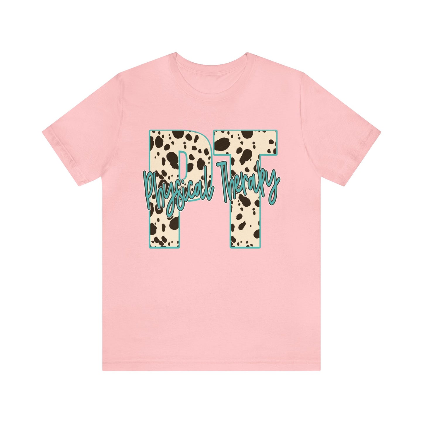 Physical Therapy Cow Print PT PTA Therapist Shirt