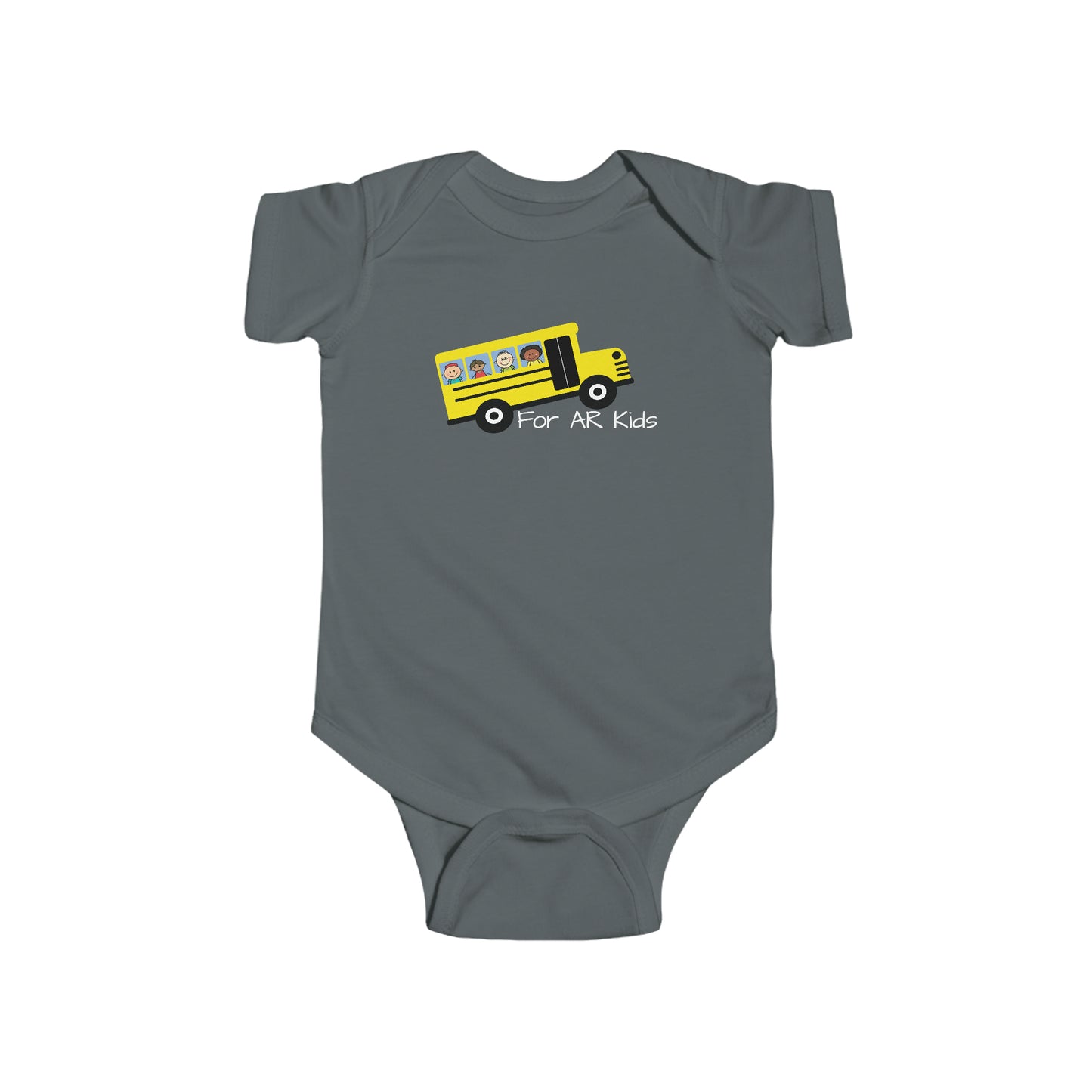 School Bus Onesies, AR Kids Onesies, Cute Children's Bus Onesies, Baby Onesies, Infant Outfit