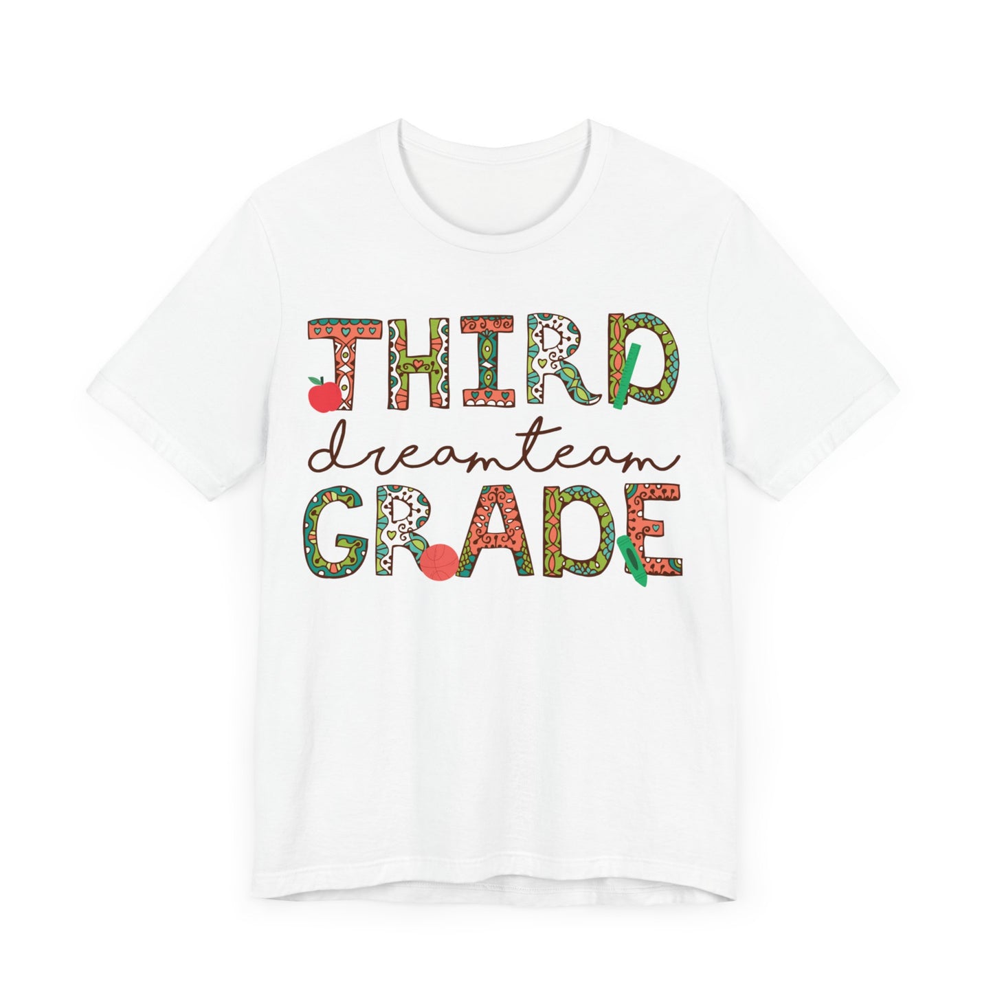 Third Grade Dream Team Shirt, School Shirt, Back To School Shirt, 3rd Grade Shirt, Gift for Teacher, Gift for Student