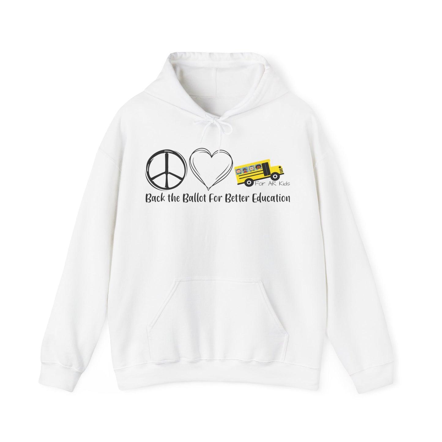 Back The Ballot For Better Education Hoodies, AR Kids Hoodies, School Hoodies