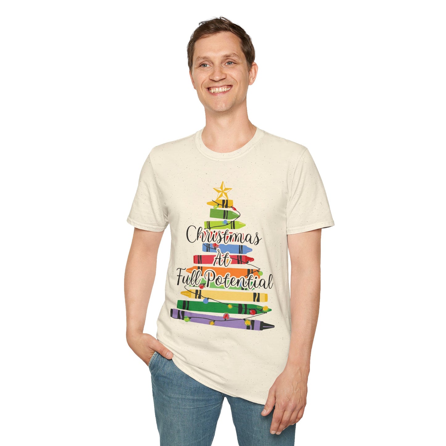 Christmas At Full Potential Unisex Softstyle T-Shirt