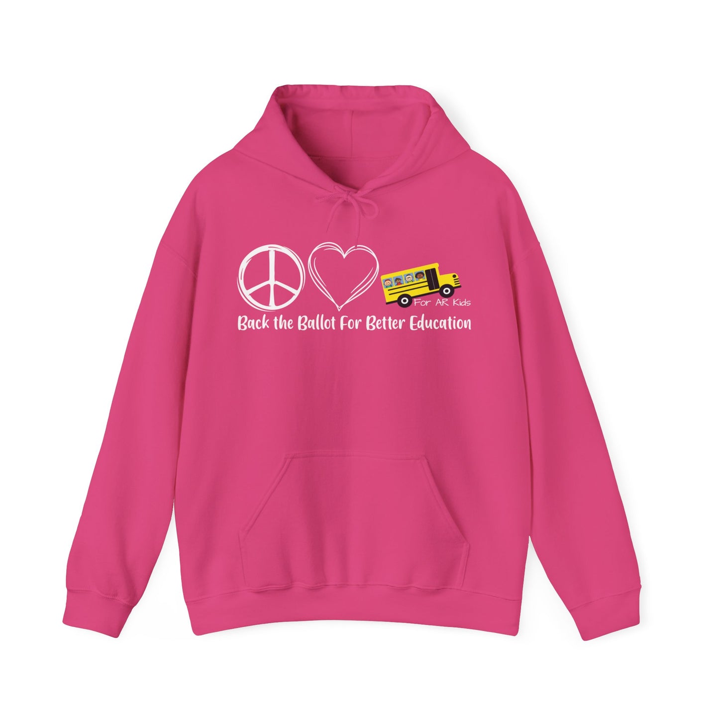 Back The Ballot For Better Education Hoodies, AR Kids Hoodies, School Hoodies