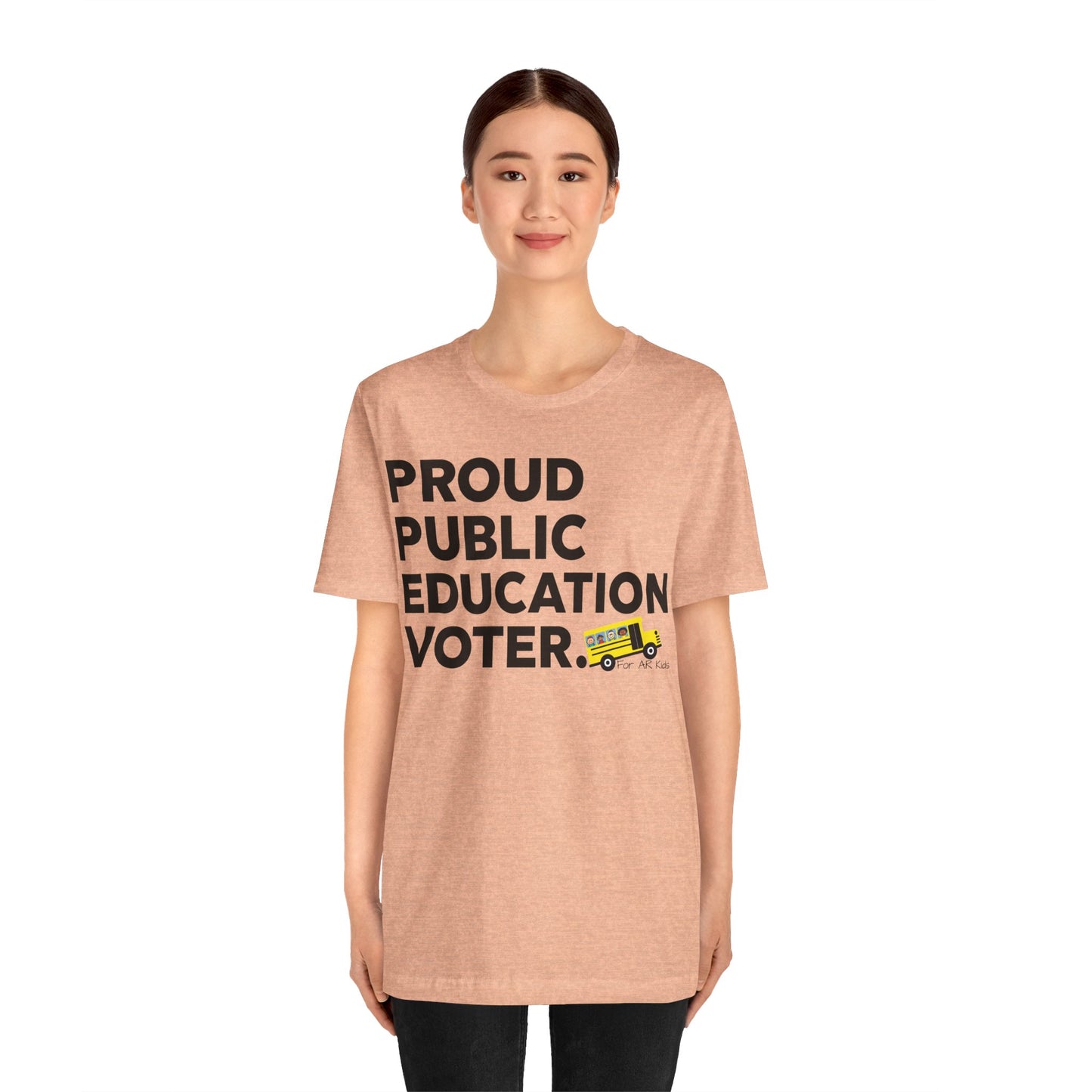 Proud Public Education Voter Shirt, AR Kids Shirt, School Bus Shirt, Funny Quote Shirt, Graphic Tee