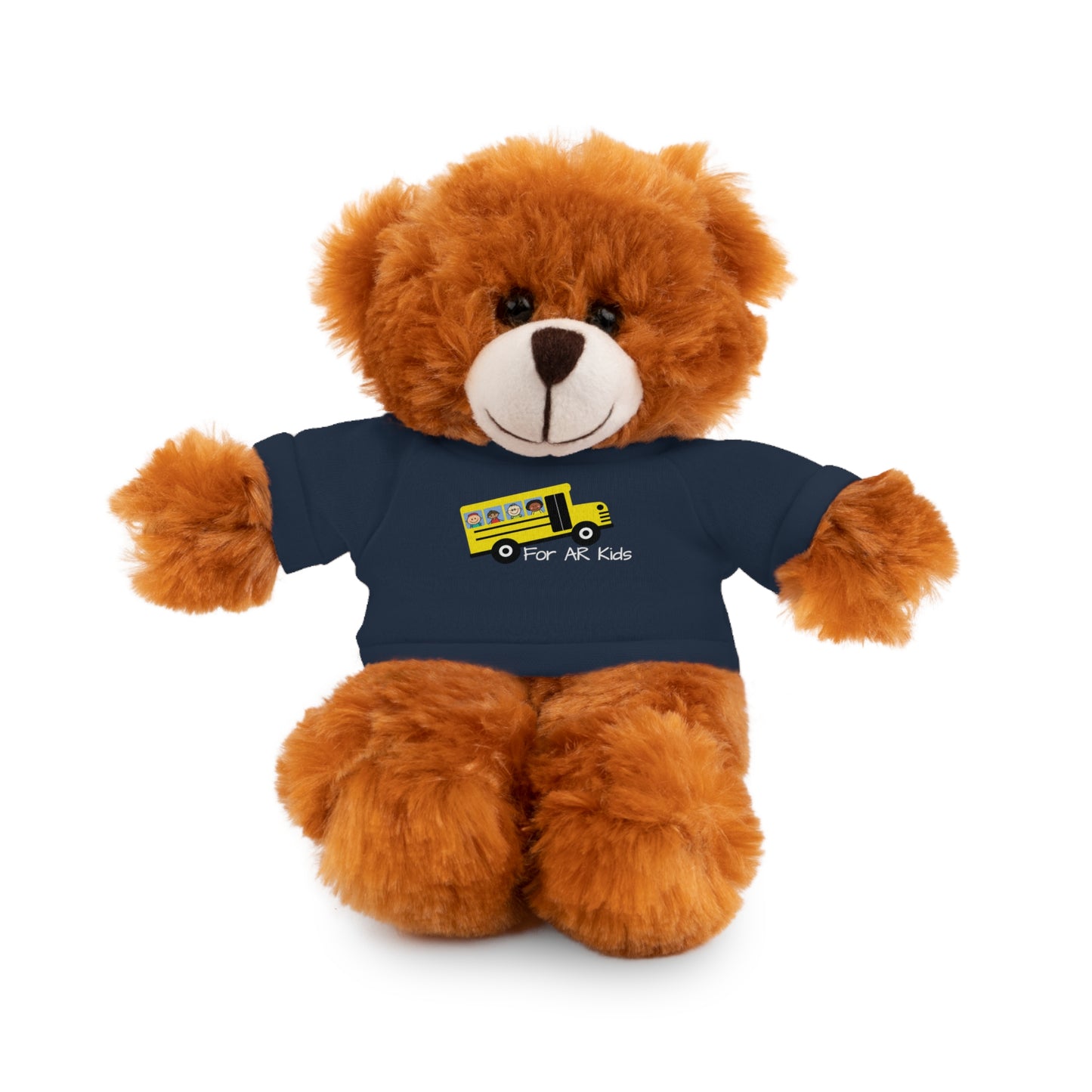 School Bus Stuffed Outfit, AR Kids, Cute Children's Bus Stuffed Shirt, Stuffed Animals with Tee