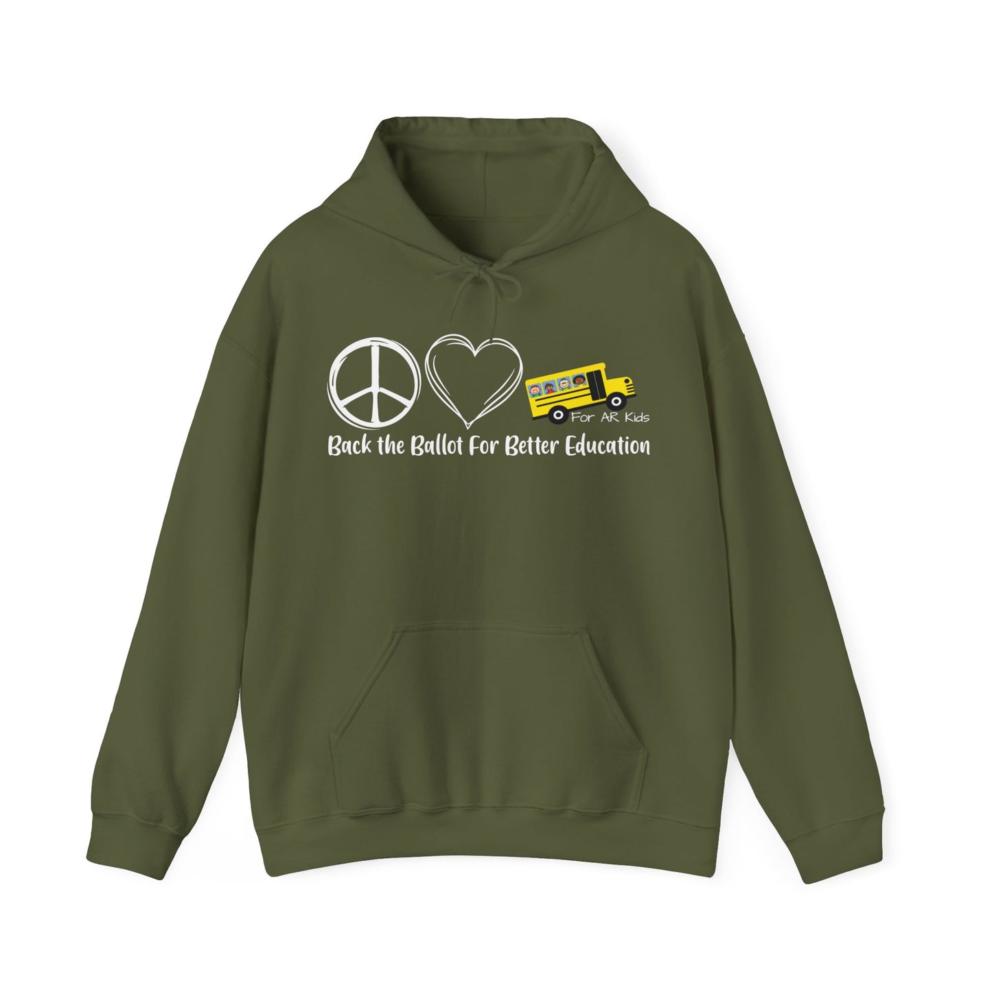 Back The Ballot For Better Education Hoodies, AR Kids Hoodies, School Hoodies