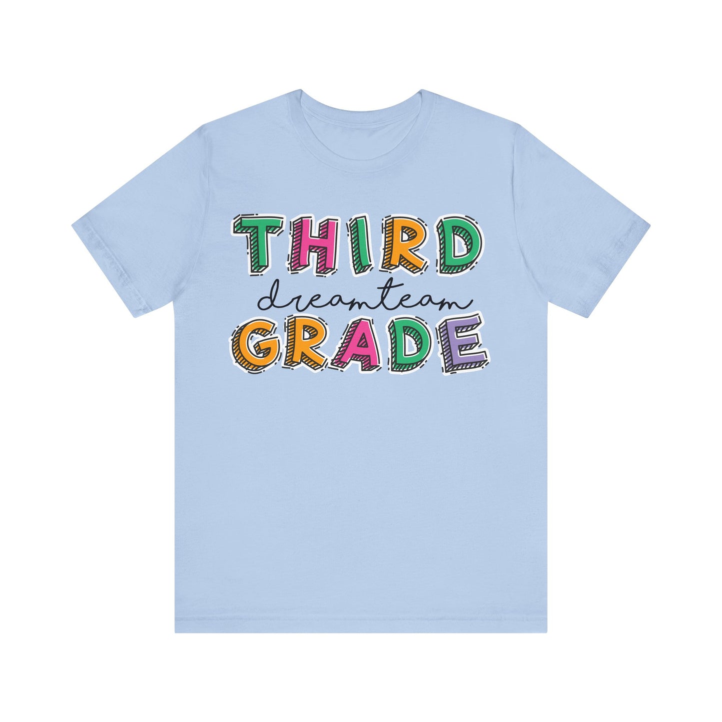 Third Grade Dream Team Shirt, School Shirt, Back To School Shirt, 3rd Grade Shirt, Gift for Teacher, Gift for Student