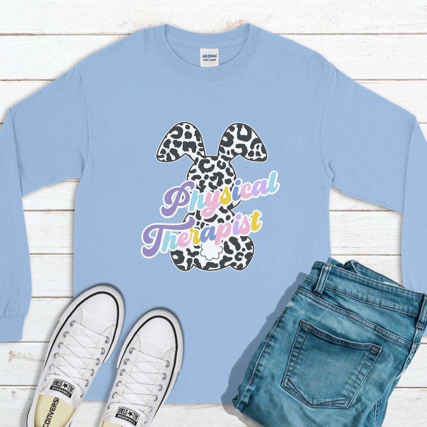 Happy Physical Therapist Easter Sweatshirt, Easter Outfit, Happy Easter Sweatshirt, Easter Bunny Sweatshirt