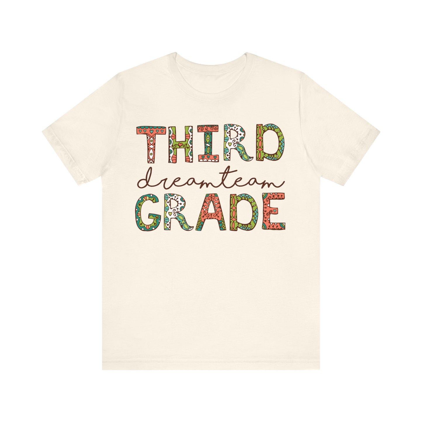 Third Grade Dream Team Shirt, School Shirt, Back To School Shirt, 3rd Grade Shirt, Gift for Teacher, Gift for Student