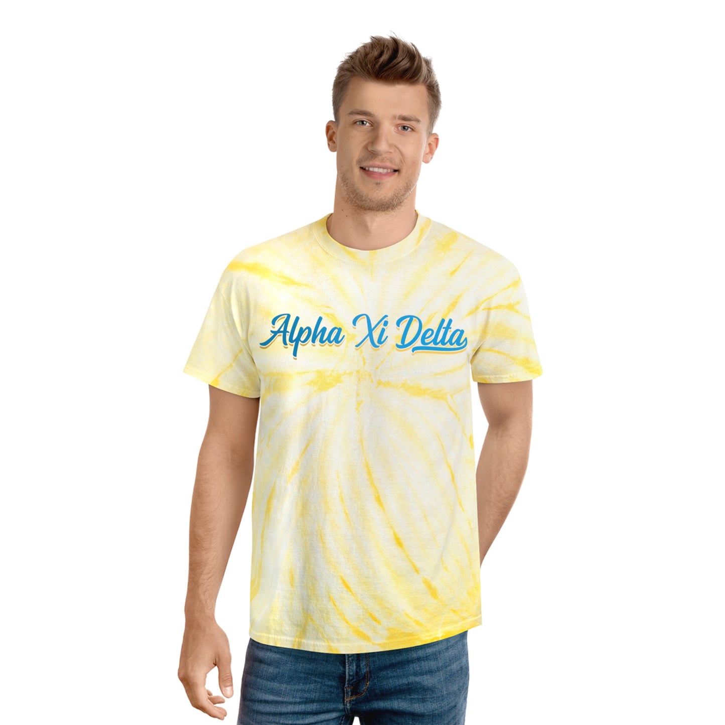 Alpha Xi Delta Tie-Dye Tee, Tie-Dye Shirt