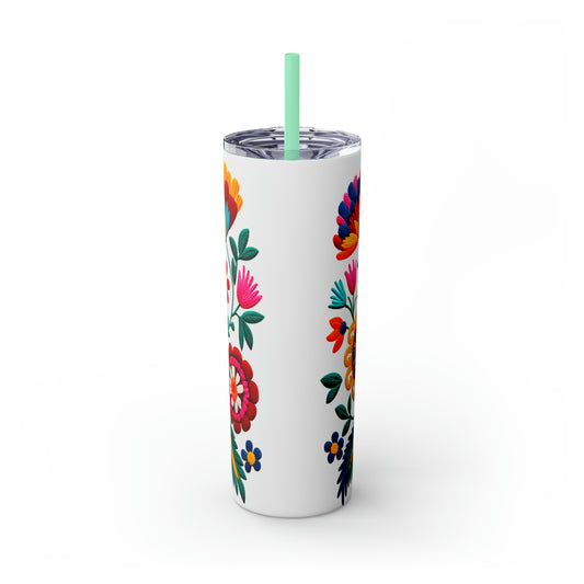 Skinny Tumbler with Straw, 20oz