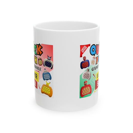 Quick Push Game Console Mugs, Speech Pathologist Mugs, SLP Mugs, Therapist Mugs, Therapy Mugs