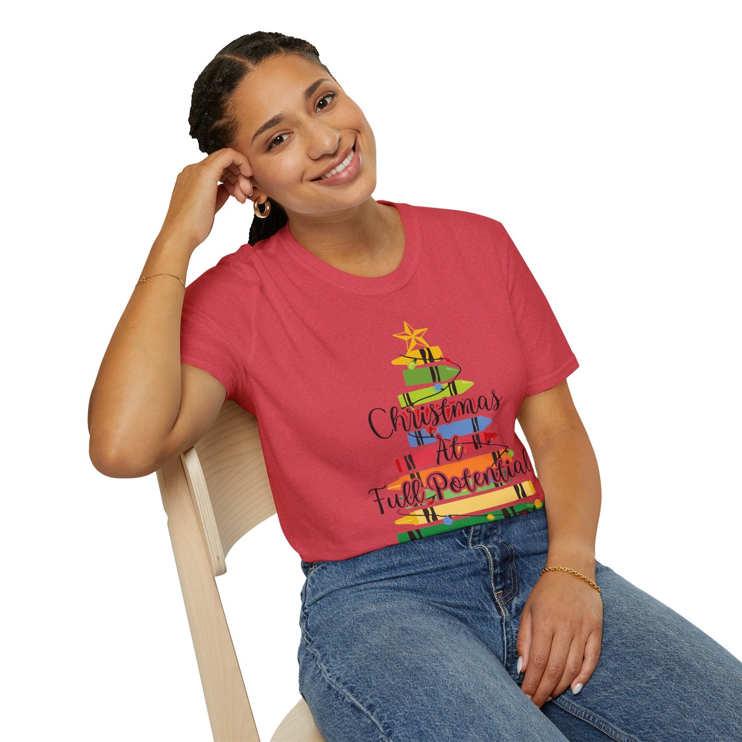 Christmas At Full Potential Unisex Softstyle T-Shirt