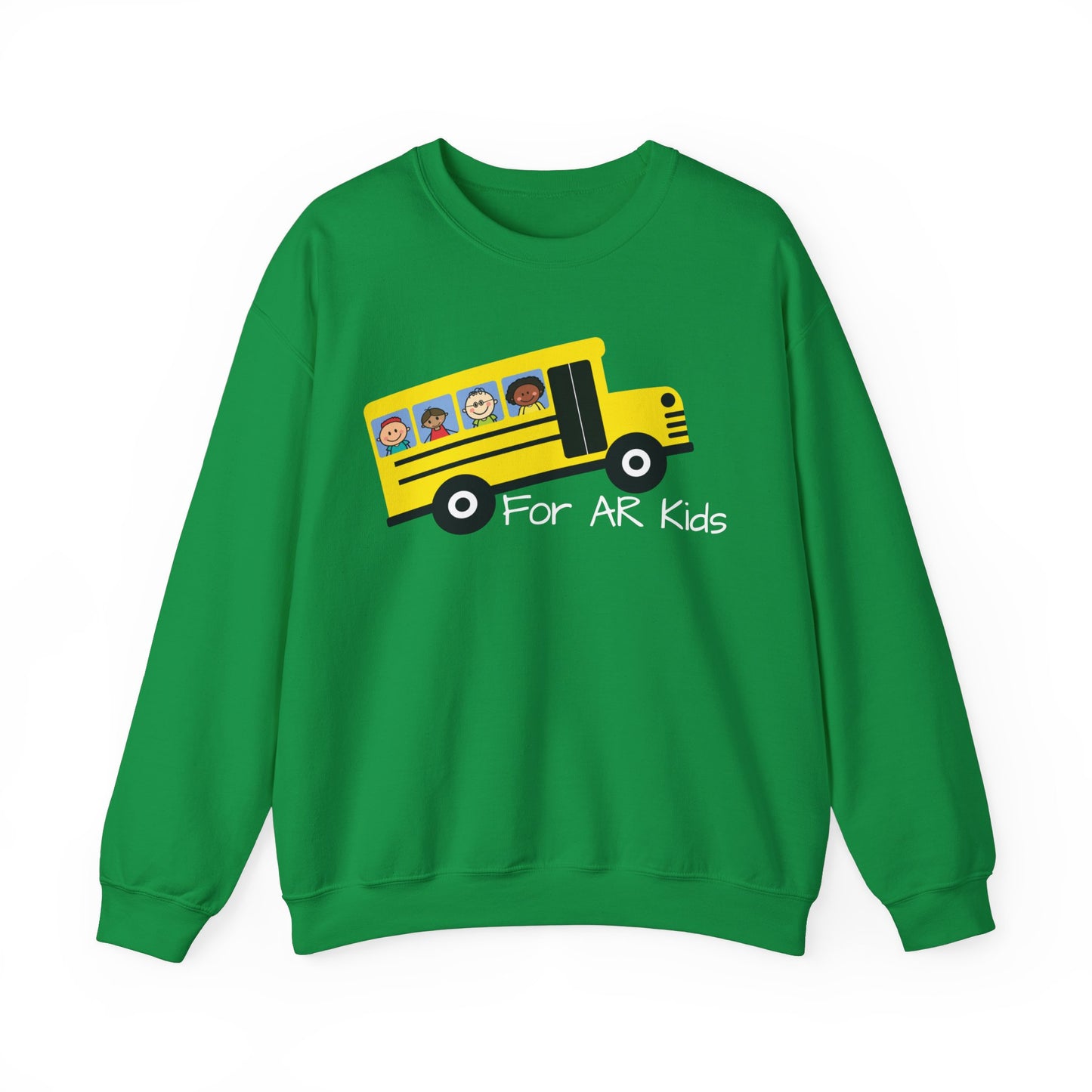 School Bus Sweatshirt, AR Kids Sweatshirt, School Sweater, Cute Children's Bus Sweatshirt