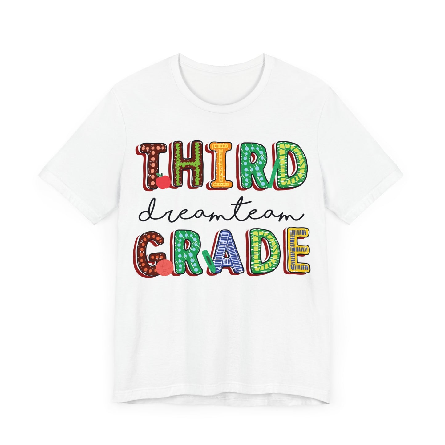 Third Grade Dream Team Shirt, School Shirt, Back To School Shirt, 3rd Grade Shirt, Gift for Teacher, Gift for Student