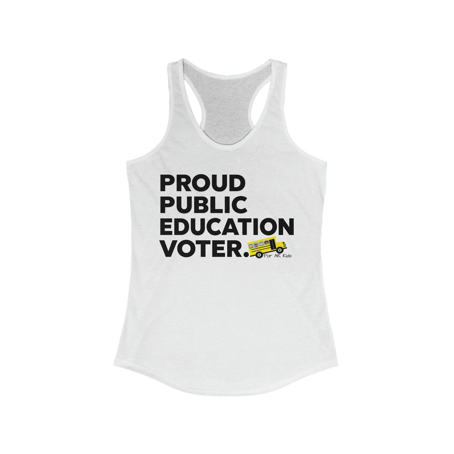 Proud Public Education Voter Tank, AR Kids Tank, School Bus Tank, Educator Tank