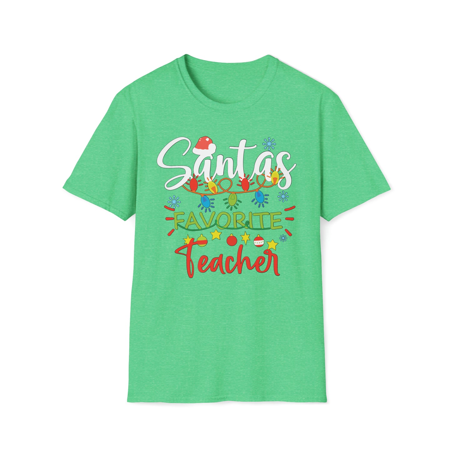 Santa's Favorite Teacher Christmas Shirt