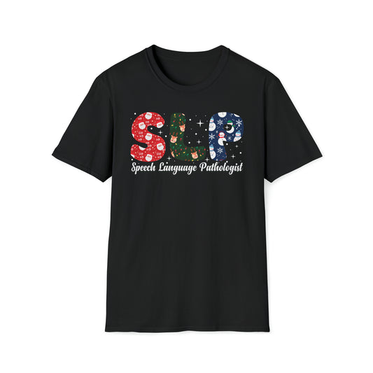 Speech Language Pathologist SLP Christmas Shirt Unisex