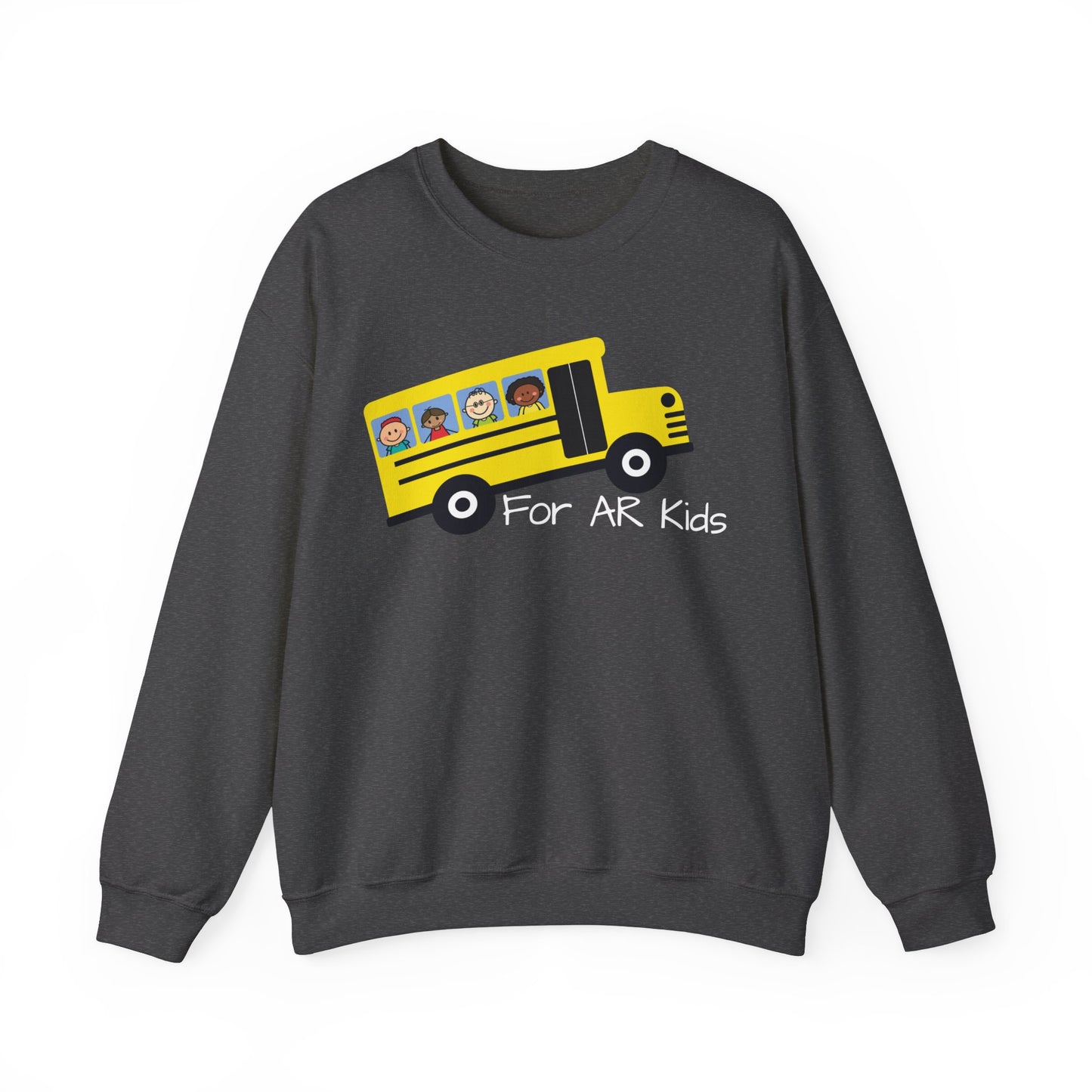 School Bus Sweatshirt, AR Kids Sweatshirt, School Sweater, Cute Children's Bus Sweatshirt