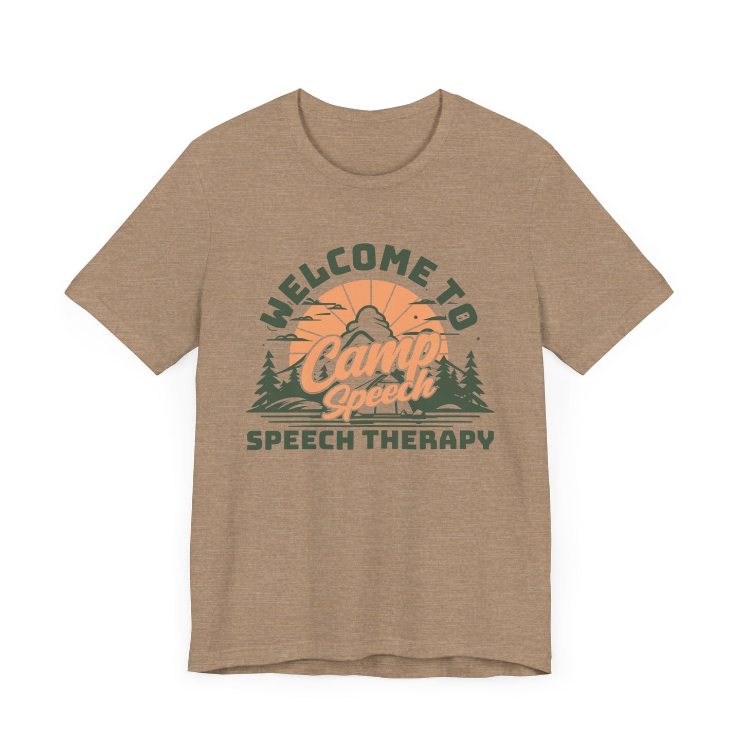 Camp Speech Unisex Jersey Short Sleeve Tee