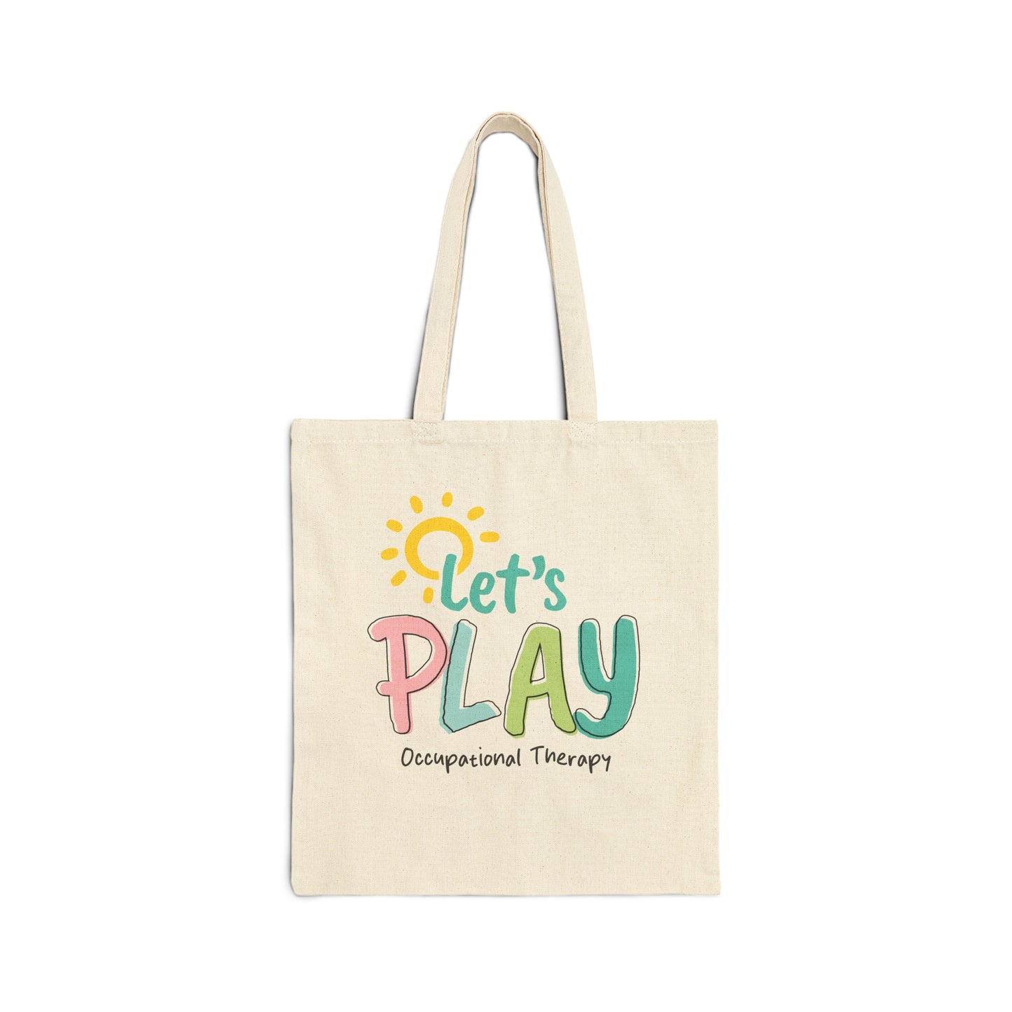 Let's Play Occupational Therapy Tote Bag, OT Tote Bag, Therapist Tote bag