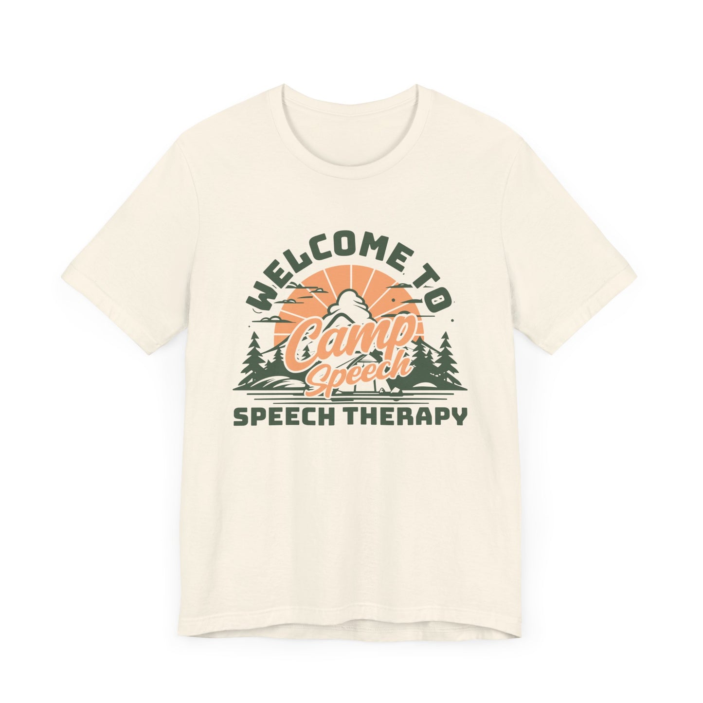 Camp Speech Unisex Jersey Short Sleeve Tee