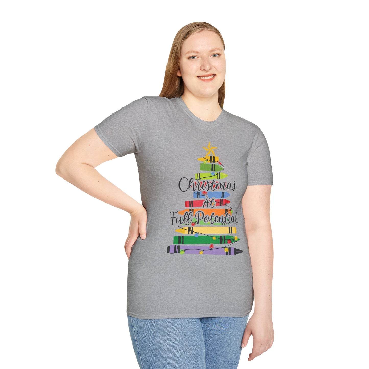 Christmas At Full Potential Unisex Softstyle T-Shirt