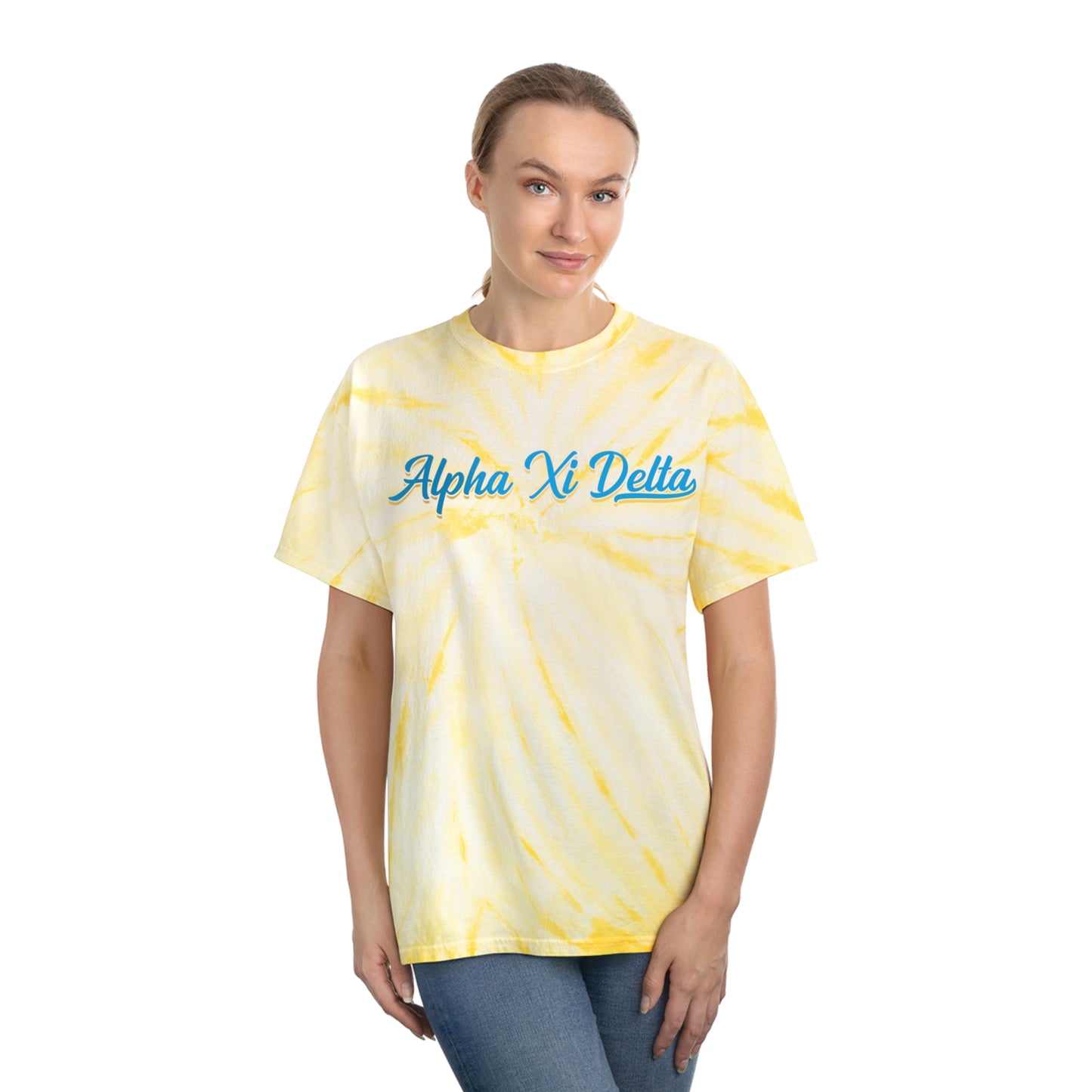 Alpha Xi Delta Tie-Dye Tee, Tie-Dye Shirt