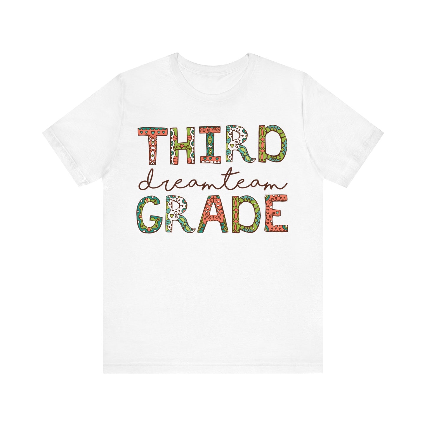 Third Grade Dream Team Shirt, School Shirt, Back To School Shirt, 3rd Grade Shirt, Gift for Teacher, Gift for Student