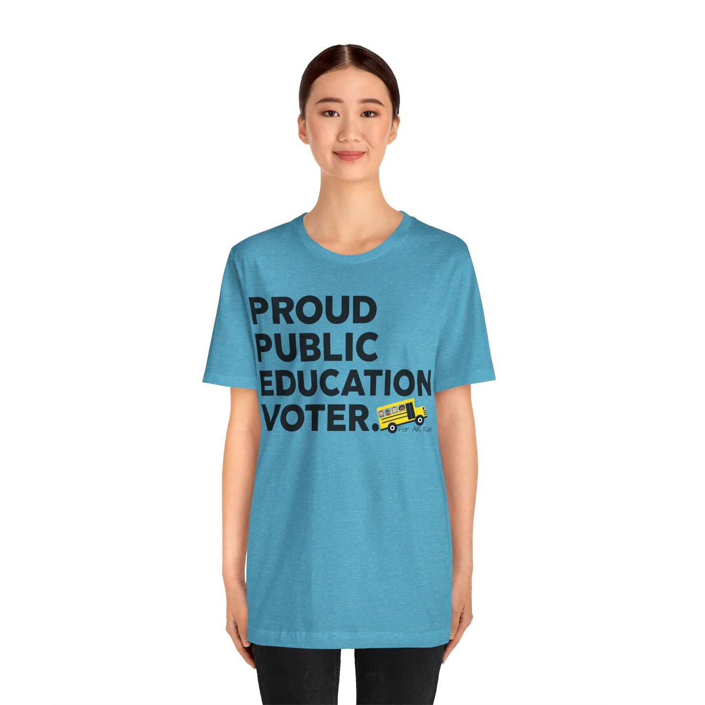 Proud Public Education Voter Shirt, AR Kids Shirt, School Bus Shirt, Funny Quote Shirt, Graphic Tee