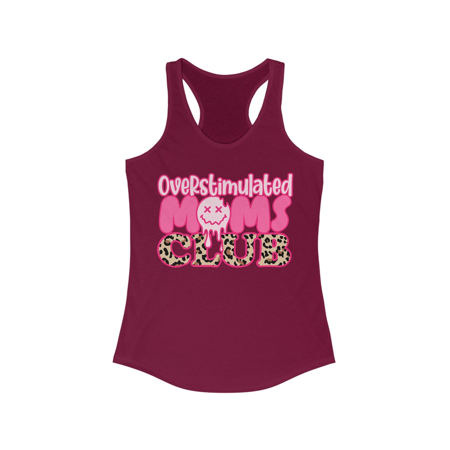 Overstimulated Mom Club Tank, Happy Mother's Day Tank, Nana Tank, Moms Tank, Grandma Tank, Women's Tank