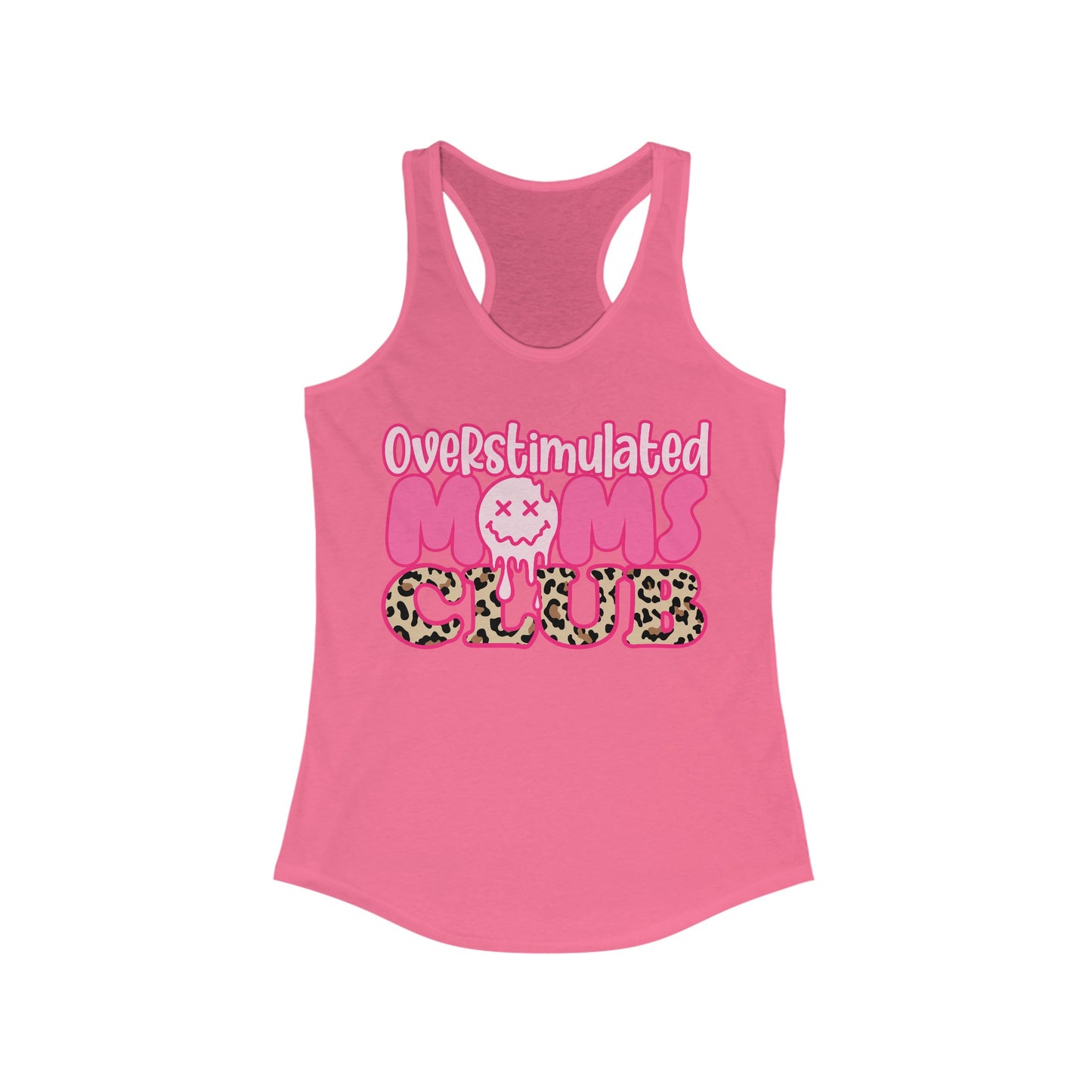 Overstimulated Mom Club Tank, Happy Mother's Day Tank, Nana Tank, Moms Tank, Grandma Tank, Women's Tank