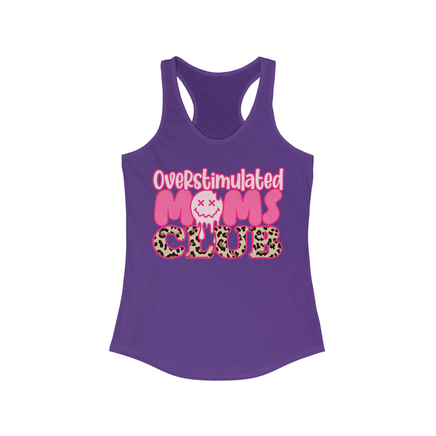 Overstimulated Mom Club Tank, Happy Mother's Day Tank, Nana Tank, Moms Tank, Grandma Tank, Women's Tank