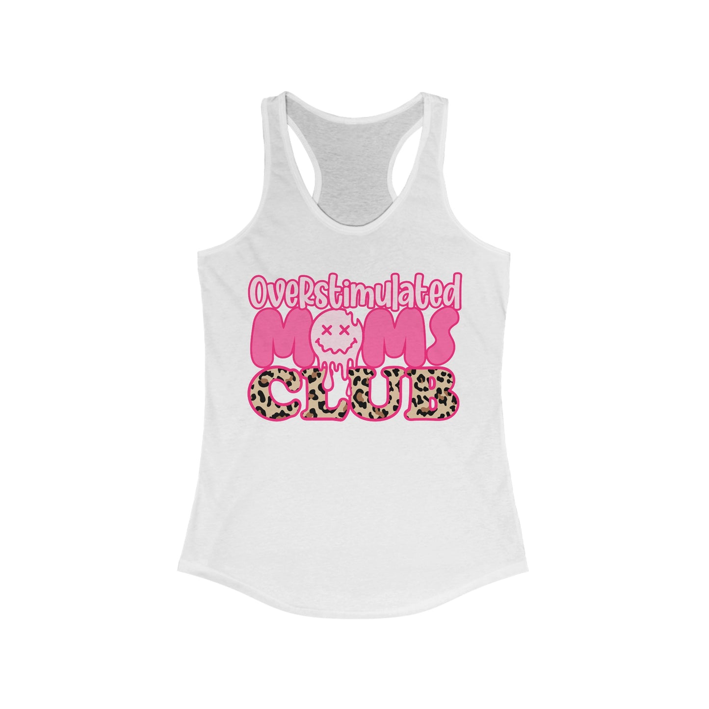 Overstimulated Mom Club Tank, Happy Mother's Day Tank, Nana Tank, Moms Tank, Grandma Tank, Women's Tank