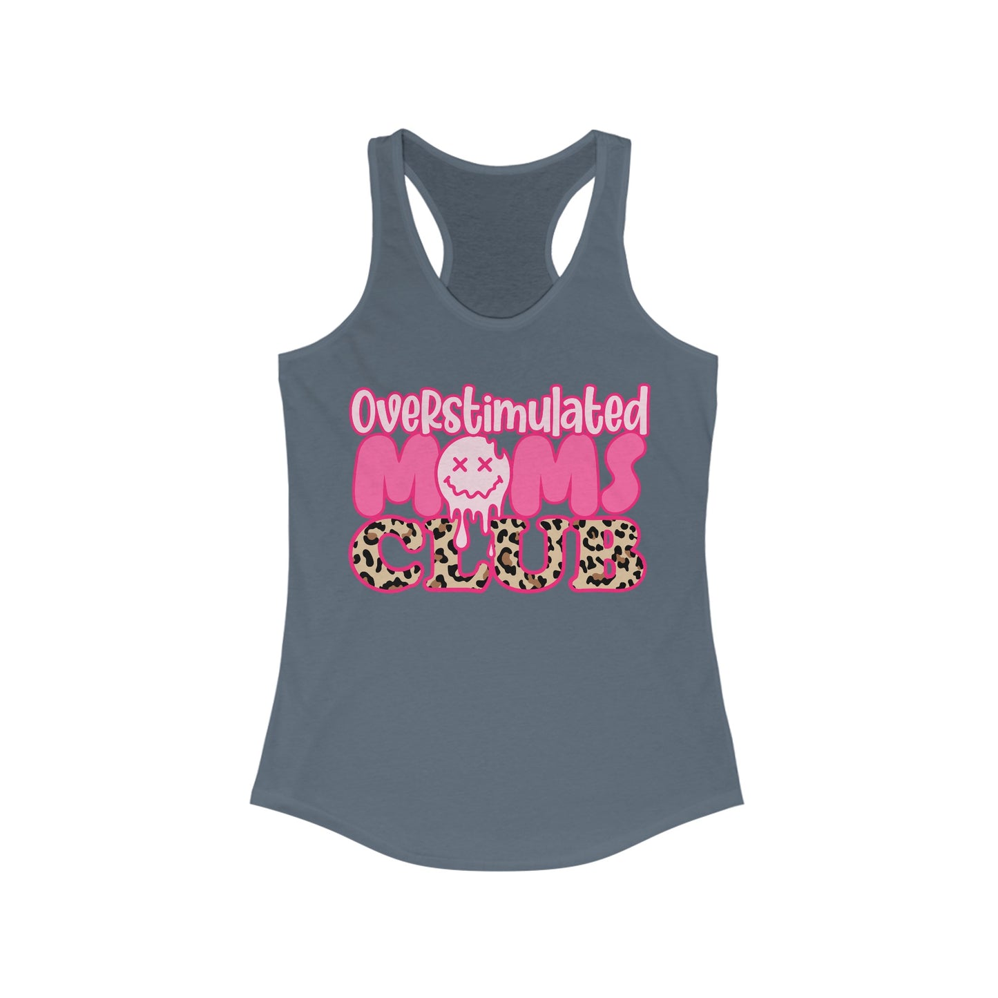 Overstimulated Mom Club Tank, Happy Mother's Day Tank, Nana Tank, Moms Tank, Grandma Tank, Women's Tank