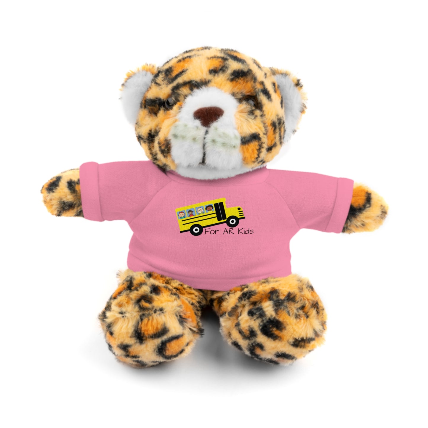 School Bus Stuffed Outfit, AR Kids, Cute Children's Bus Stuffed Shirt, Stuffed Animals with Tee