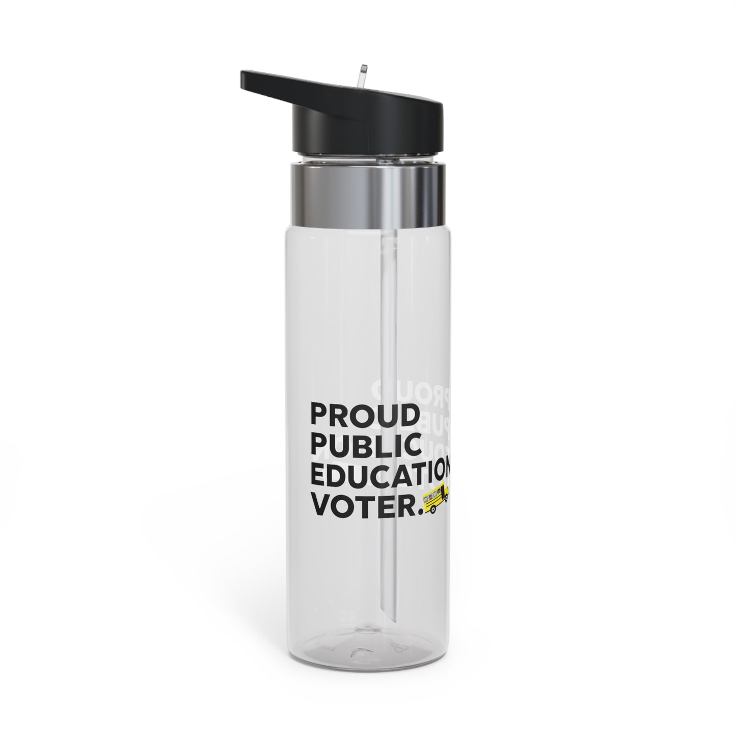 Proud Public Education Voter Water Bottle, AR Kids Water Bottle, Kensington Tritan™ Sport Bottle, 20oz