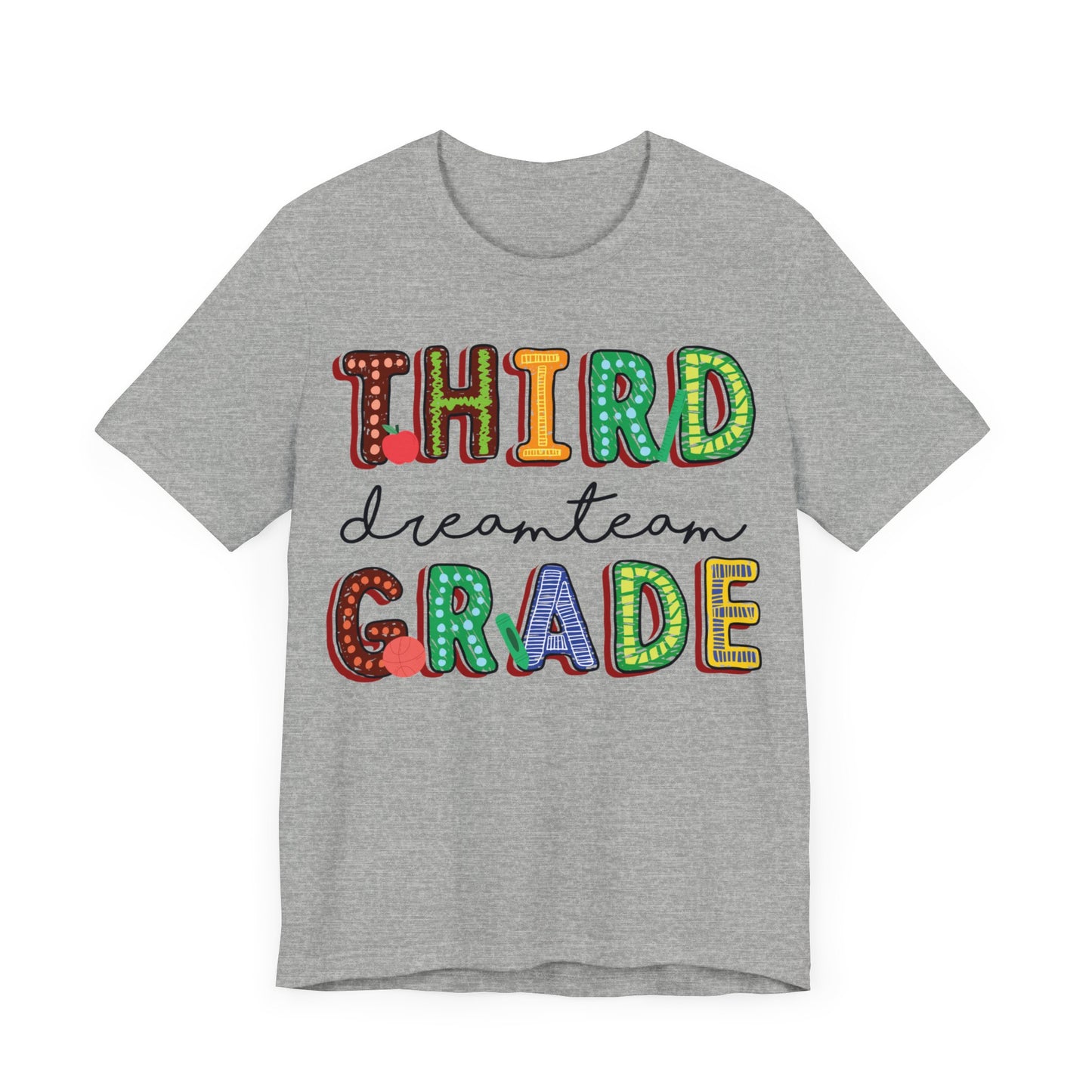 Third Grade Dream Team Shirt, School Shirt, Back To School Shirt, 3rd Grade Shirt, Gift for Teacher, Gift for Student