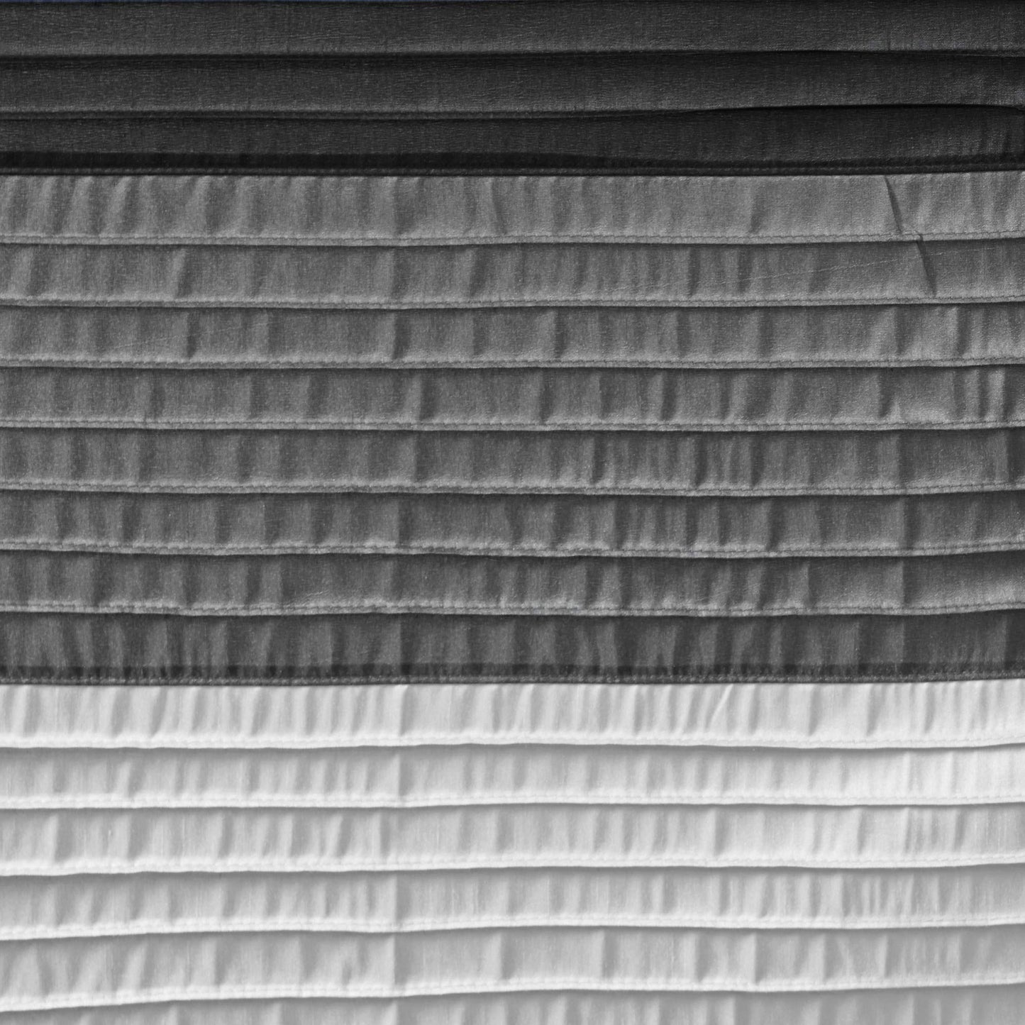 Madison Park Amherst Faux Silk Shower Curtain 72x72" Black