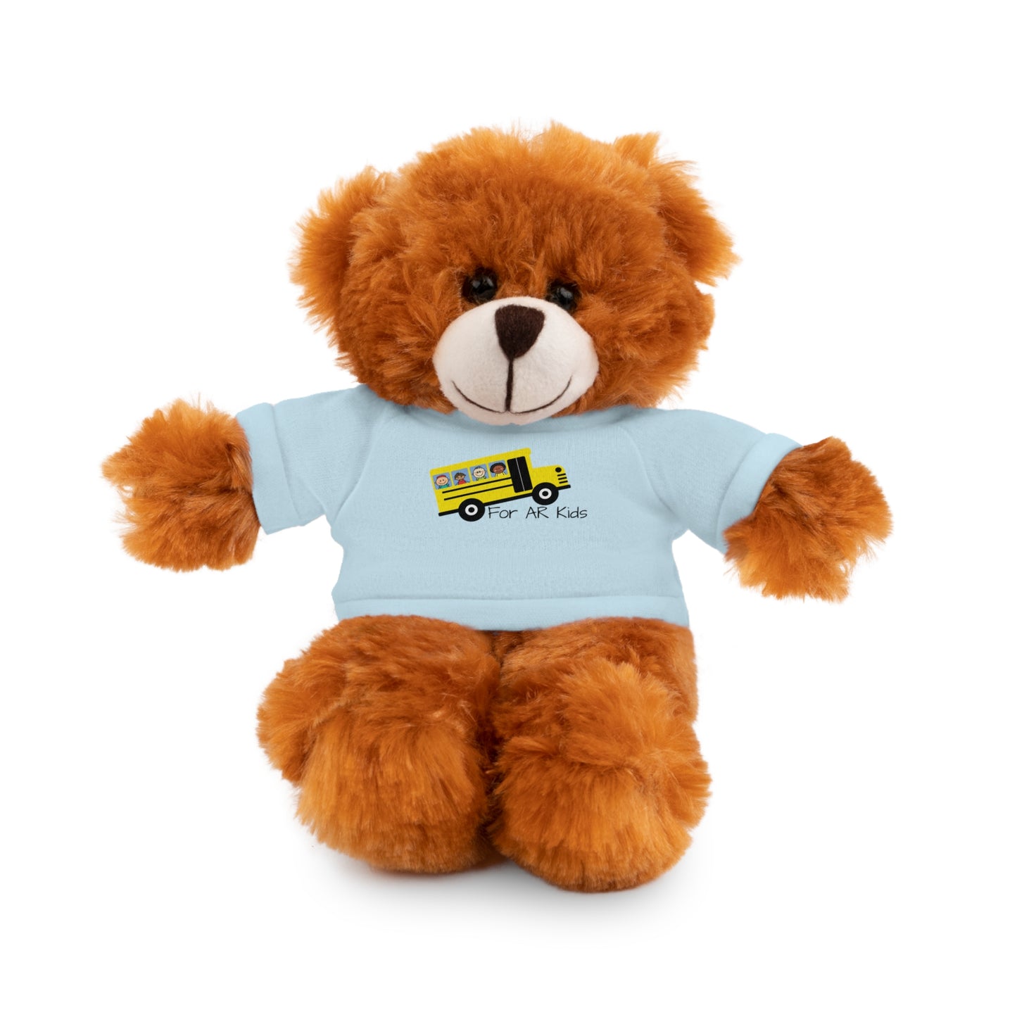 School Bus Stuffed Outfit, AR Kids, Cute Children's Bus Stuffed Shirt, Stuffed Animals with Tee