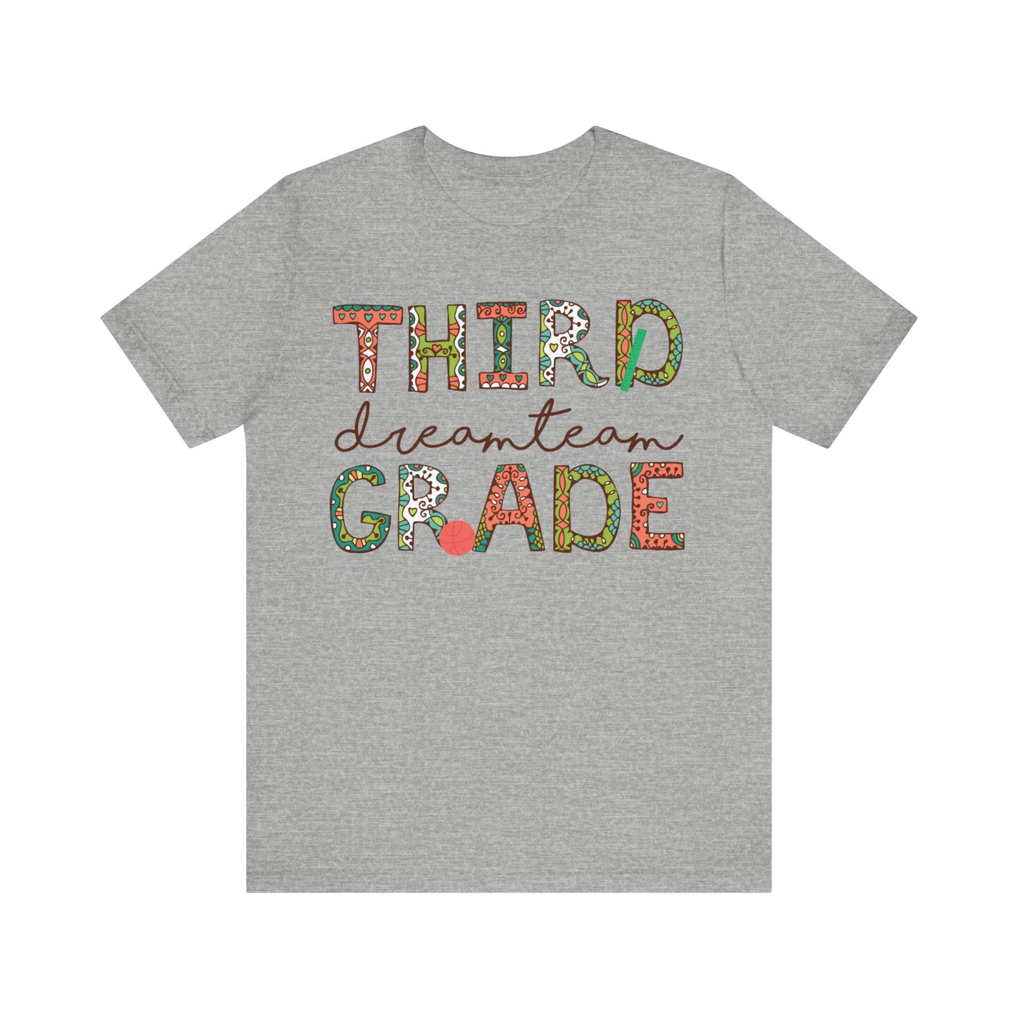 Third Grade Dream Team Shirt, School Shirt, Back To School Shirt, 3rd Grade Shirt, Gift for Teacher, Gift for Student