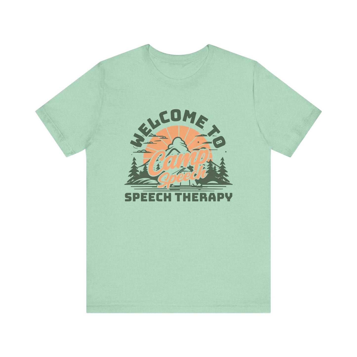 Camp Speech Unisex Jersey Short Sleeve Tee