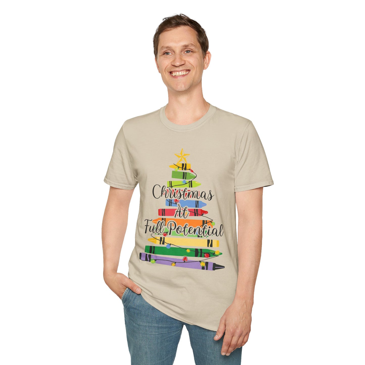 Christmas At Full Potential Unisex Softstyle T-Shirt