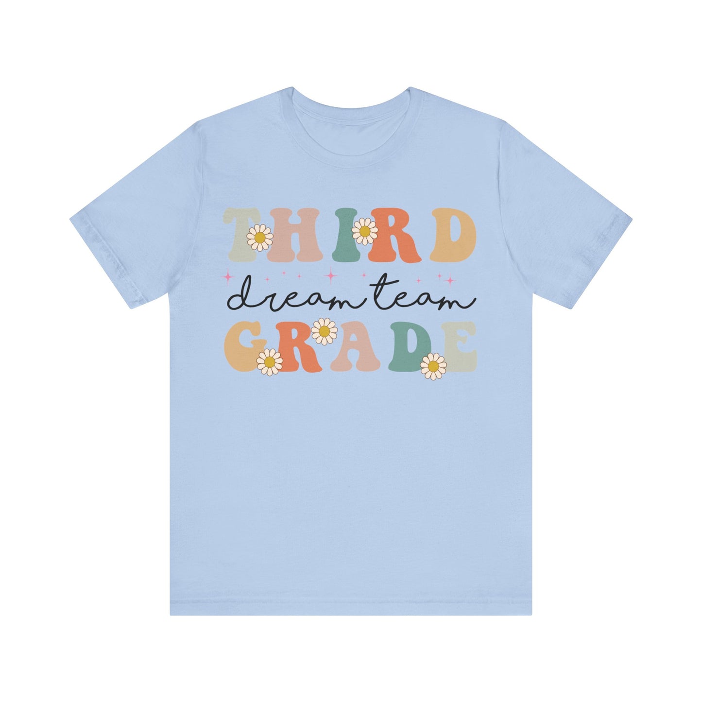 Third Grade Dream Team Shirt, School Shirt, Back To School Shirt, 3rd Grade Shirt, Gift for Teacher, Gift for Student