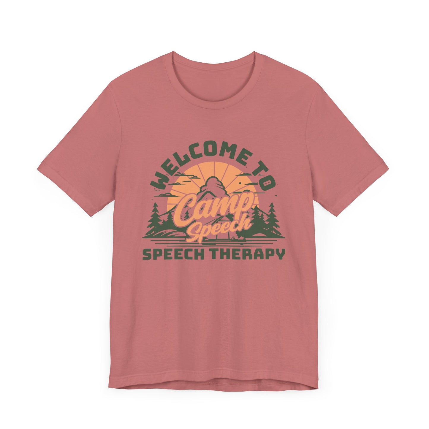 Camp Speech Unisex Jersey Short Sleeve Tee