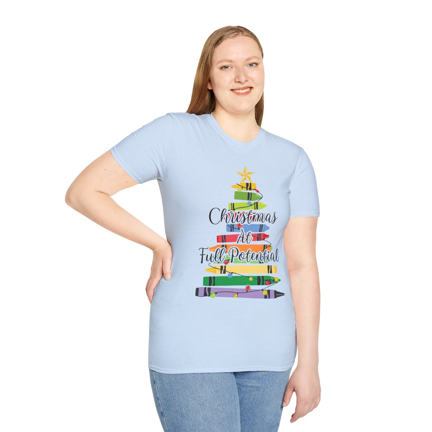 Christmas At Full Potential Unisex Softstyle T-Shirt