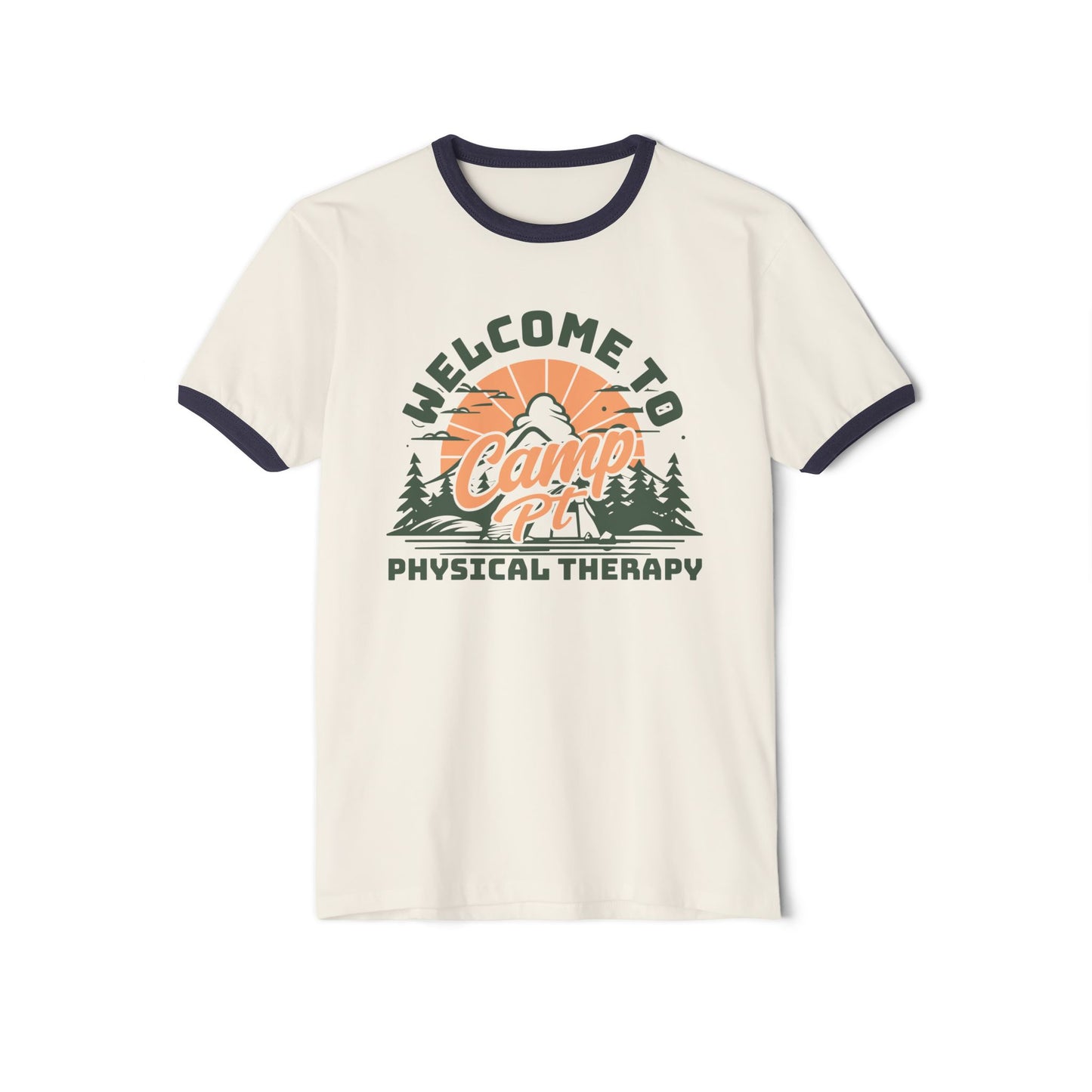 Camp PT Unisex Cotton Ringer T-Shirt