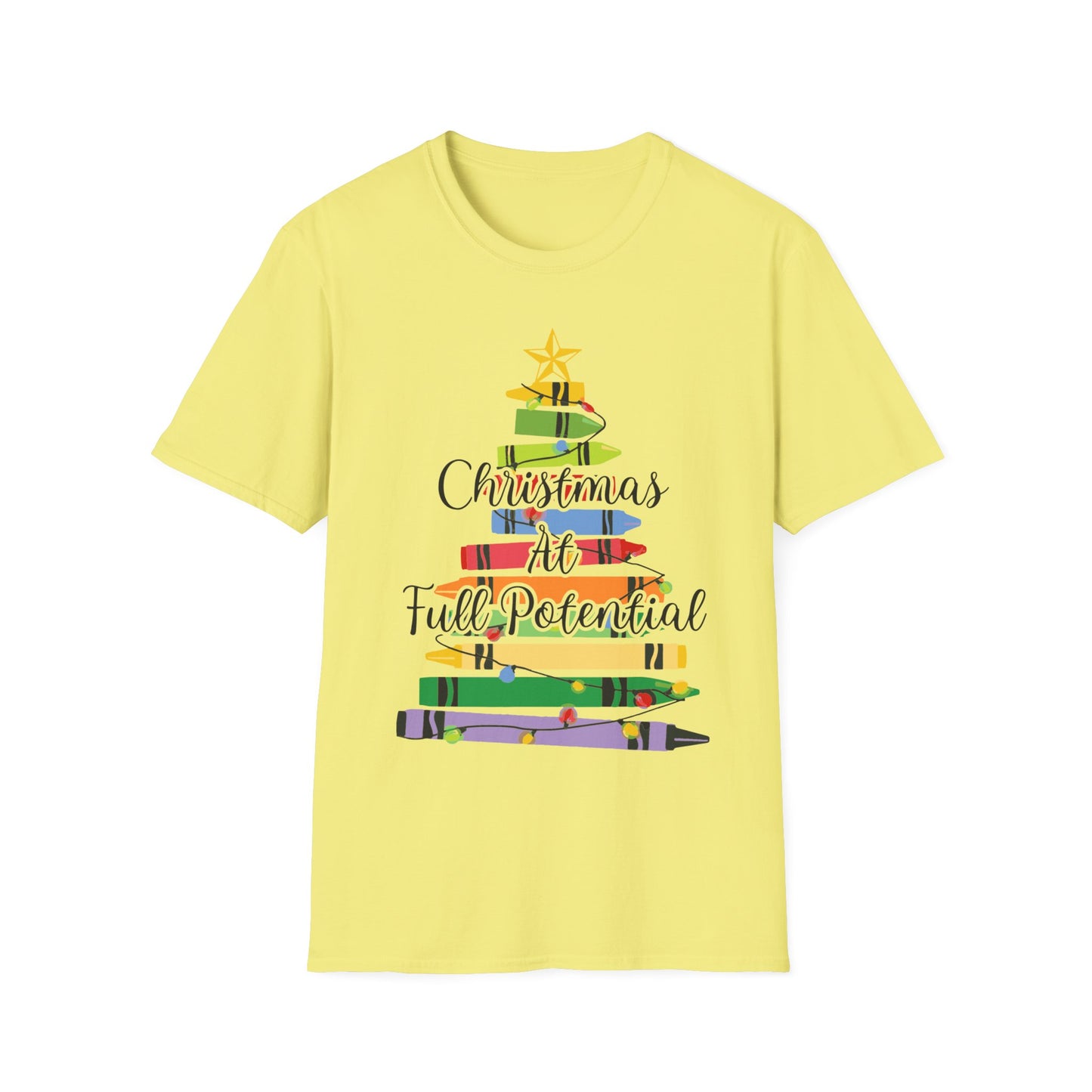 Christmas At Full Potential Unisex Softstyle T-Shirt